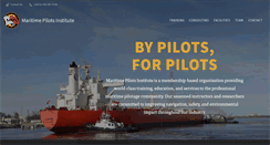 Desktop Screenshot of maritimepilotsinstitute.org